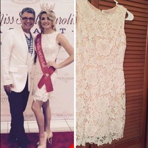 LOFT Floral Lace Dress